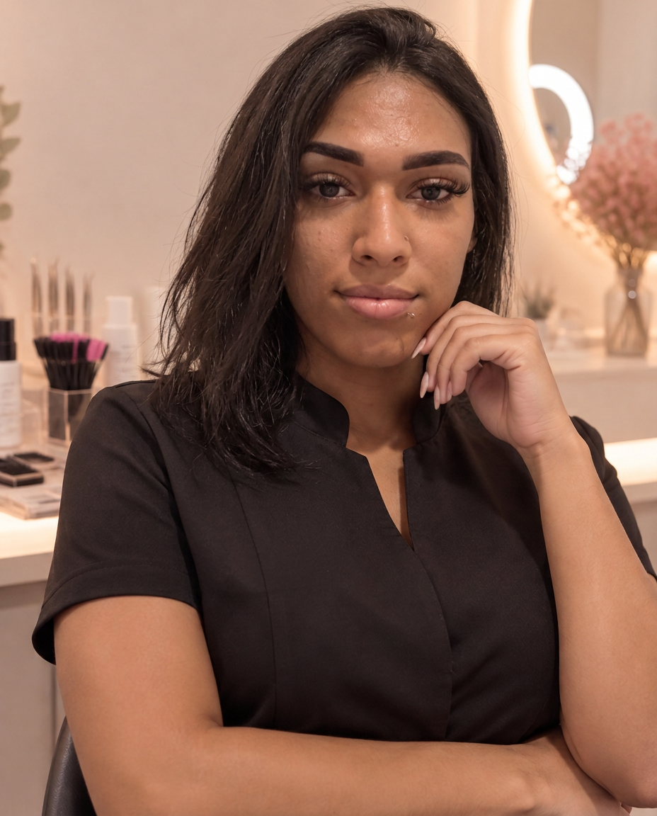 Allana Victoria, profissional de cílios